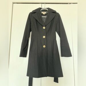 MICHAEL Michael Kors Belted Wool Blend Coat